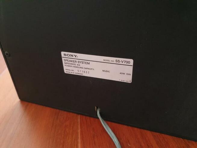 Wieża SONY XO-700W i glosniki SS-700V