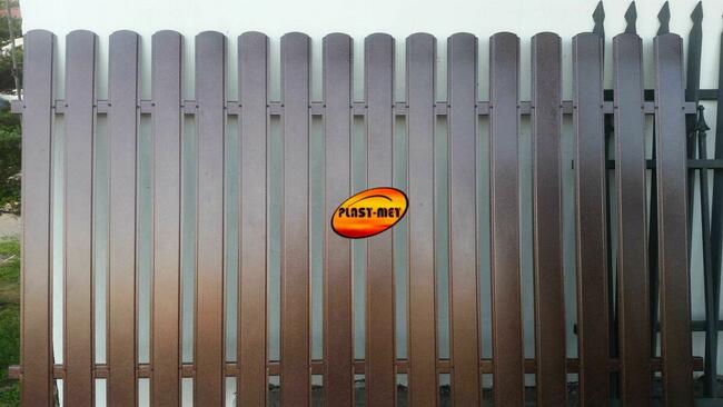 Sztachety metalowe gr.1,5mm OMEGA PLUS ocynk malowane 10cm