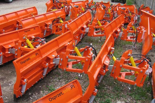 Pług do śniegu strzałkowy 150 cm do ciągnika Kubota Yanmar