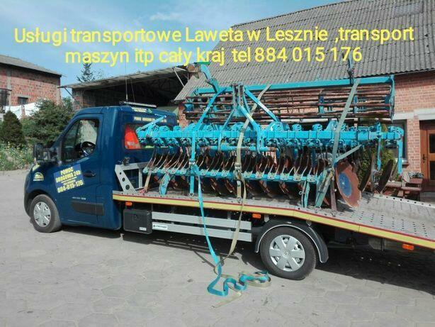 USŁUGI TRANSPORTOWE LESZNO.Maszyny rolnicze budowlane itp