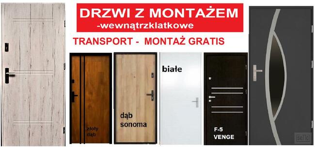 Drzwi wejściowe-zewnętrzne do bloku-MIESZKANIA Z MONTAŻEM