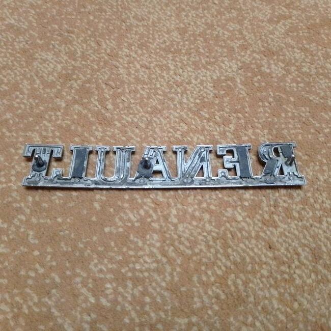Emblemat napis RENAULT