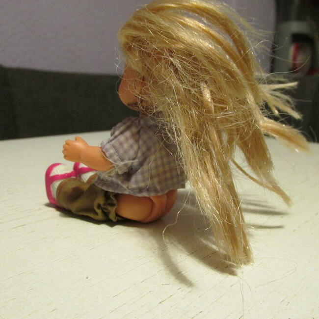 Lalka miniaturka PRL