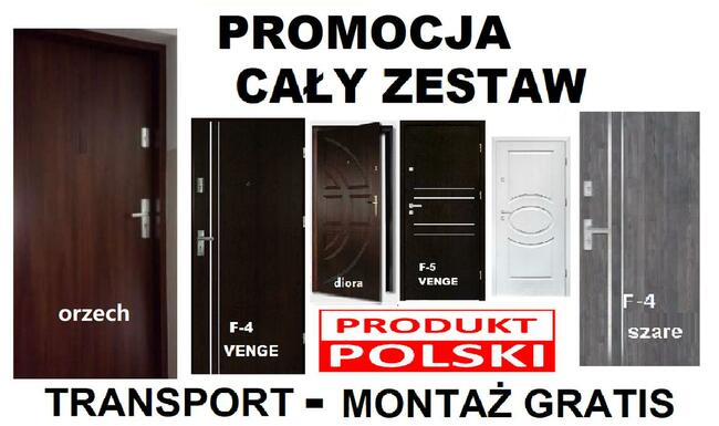 Drzwi wejściowe-zewnętrzne do bloku-MIESZKANIA Z MONTAŻEM