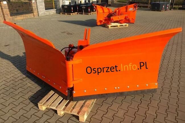 Pług do śniegu składany, strzałkowy Yeti 2600 - do ciągnika