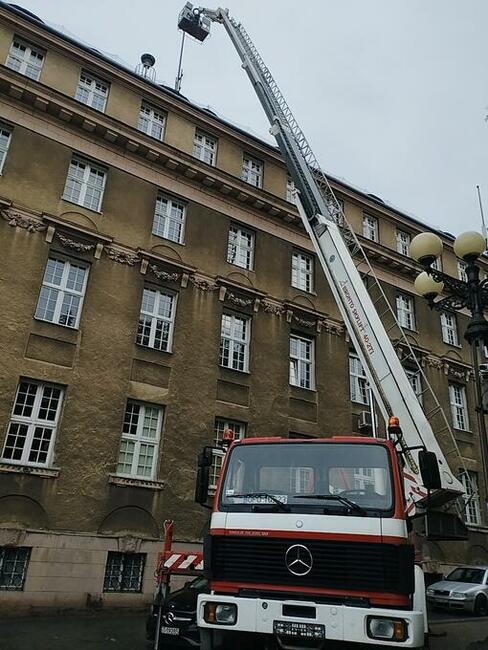 Podnośnik koszowy 40 42m Usługi Wrocław