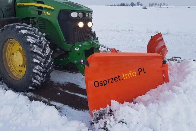 Pług do śniegu składany, strzałkowy Yeti 3000 - do ciągnika