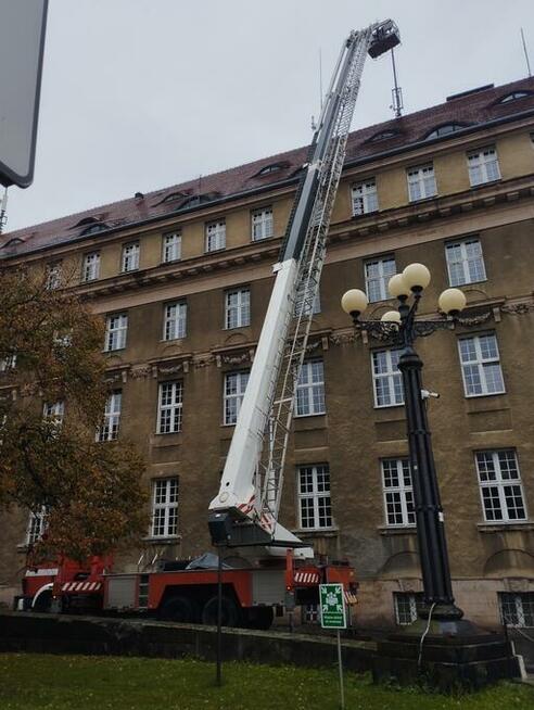 Podnośnik koszowy 40 42m Usługi Wrocław