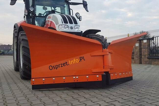 Pług do śniegu składany, strzałkowy Yeti 2600 - do ciągnika