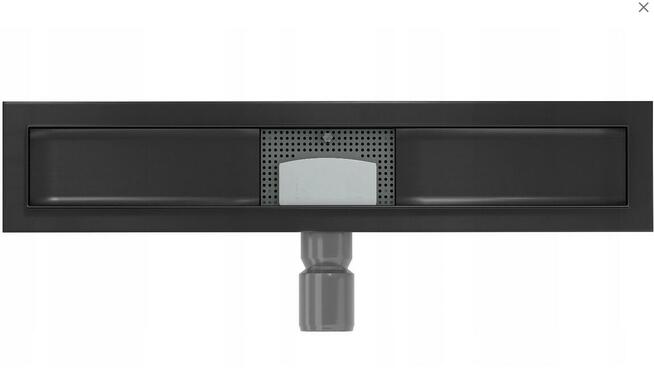 ODPŁYW LINIOWY CZARNY niski Rozmiary - 10 lat Gwarancji !