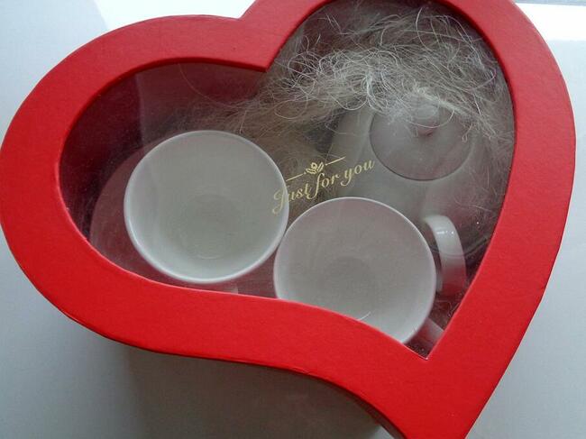 Kpl filiżanek + czajniczek