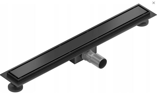 ODPŁYW LINIOWY CZARNY niski Rozmiary - 10 lat Gwarancji !