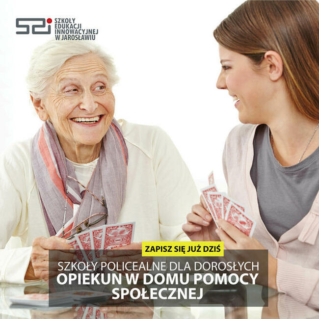 Nauka za darmo, bez matury - Opiekun DPS i opiekun medyczny