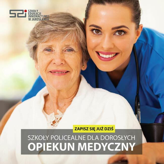 Nauka za darmo, bez matury - Opiekun DPS i opiekun medyczny