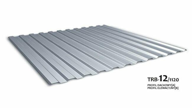 Blacha TRAPEZOWA trapez TRB-12 T12 Alucynk Srebrna Budmat