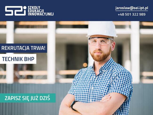 Za darmo, bez matury - Technik BHP Technik Administracji