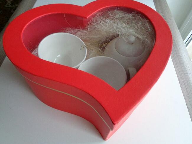 Kpl filiżanek + czajniczek