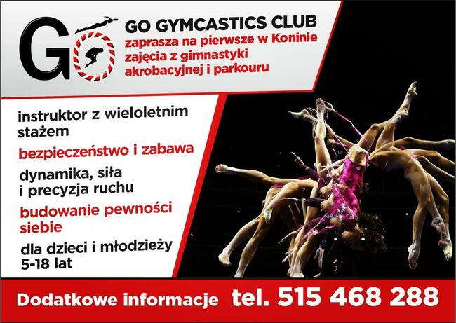 Zajęcia z Gimnastyki, Akrobatyki i Parkouru.