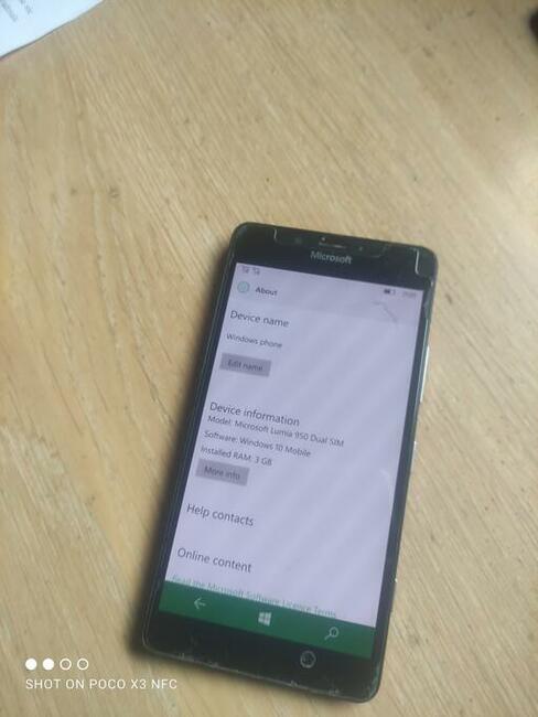 Telefon Nokia Lumia 950 Dual SIM bez simlocka Windows 10