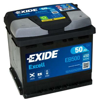 Akumulator Exide Excell 50Ah 450A Hallera 4