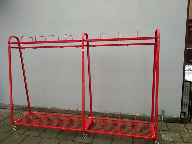 Wieszak do szatni strażackiej OSP 9 - stanowiskowy