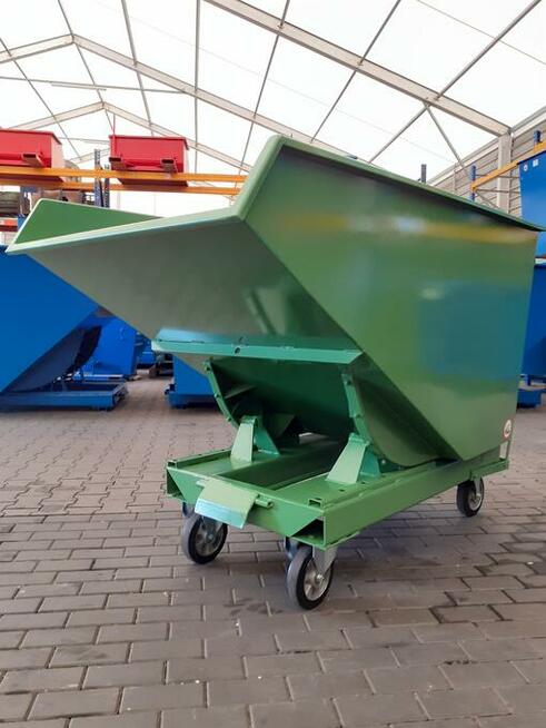 Kontener do segregacji złomu 0,9 m3 koleba od ręki pojemnik