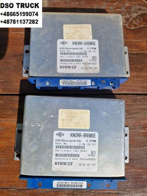 Komputer sterownik kaseta EBS 0486106057 5010457739 Renault