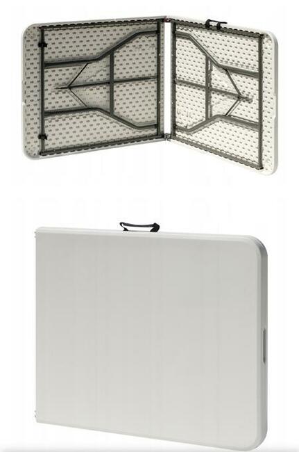 Stół cateringowy ogrodowy składany 180x74cm (idealny na 6 -