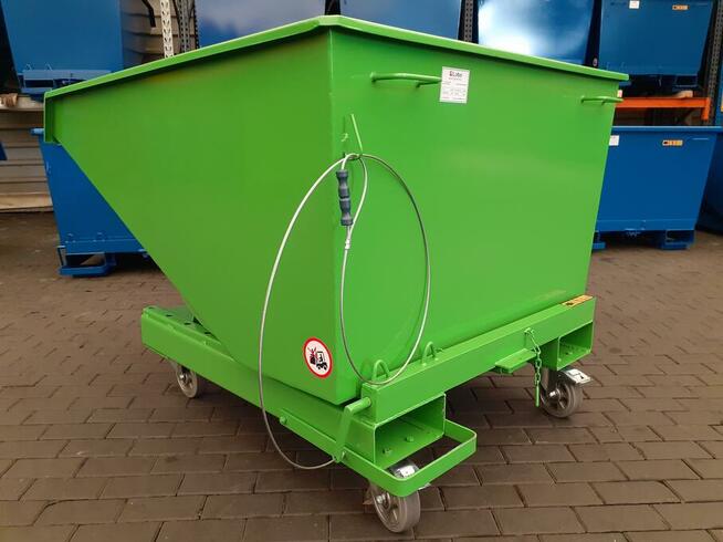 Kontener do segregacji złomu 0,9 m3 koleba od ręki pojemnik