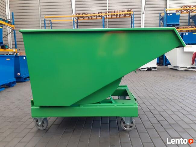 Kontener do segregacji złomu 0,9 m3 koleba od ręki pojemnik