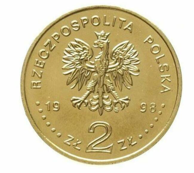 Moneta 2 zł Zygmunt III Waza 1998