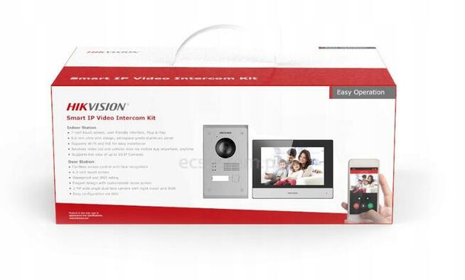 Wideodomofon 2 żyłowy IP Hikvision DS_KIS703-p