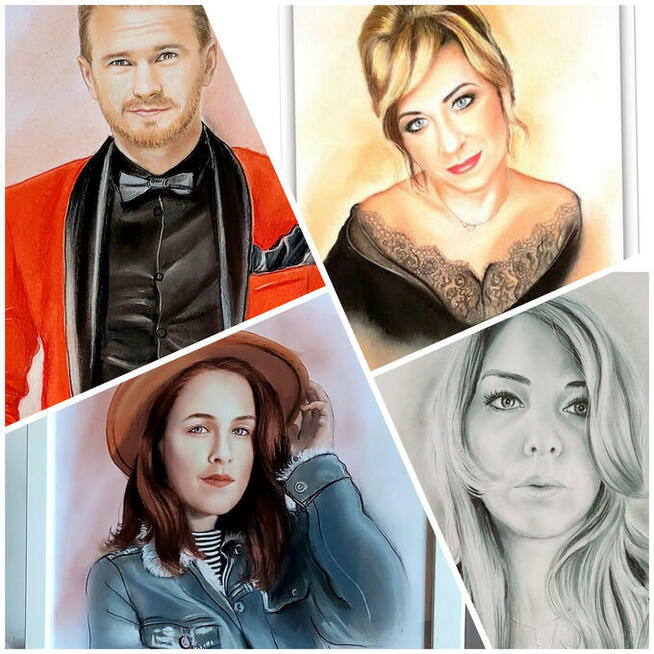 Portrety ze zdjęcia na zamówienie