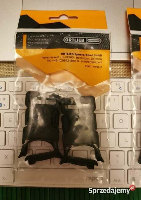 ORTLIEB Stealth 25mm Dwie NOWE Klamry naprawcze kompletne