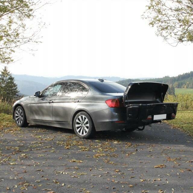 Box na hak Kufer MFT 300 black + rozszerzenie na narty