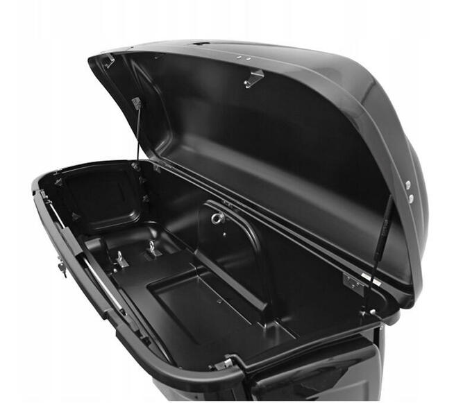 Box na hak Kufer MFT 300 black + rozszerzenie na narty