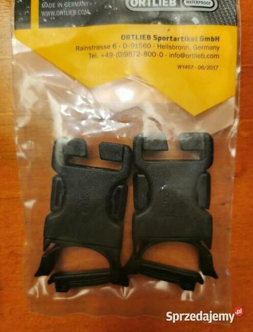 ORTLIEB Stealth 25mm Dwie NOWE Klamry naprawcze kompletne