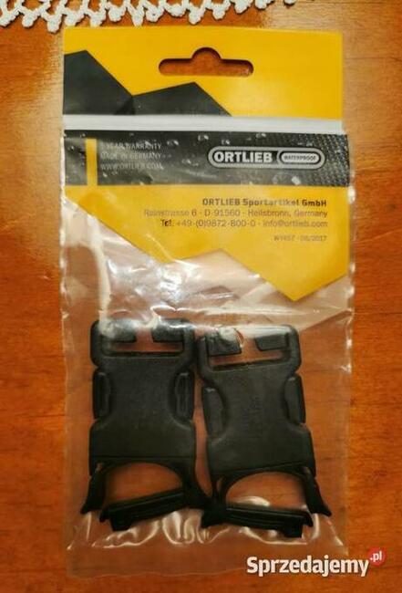 ORTLIEB Stealth 25mm Dwie NOWE Klamry naprawcze kompletne