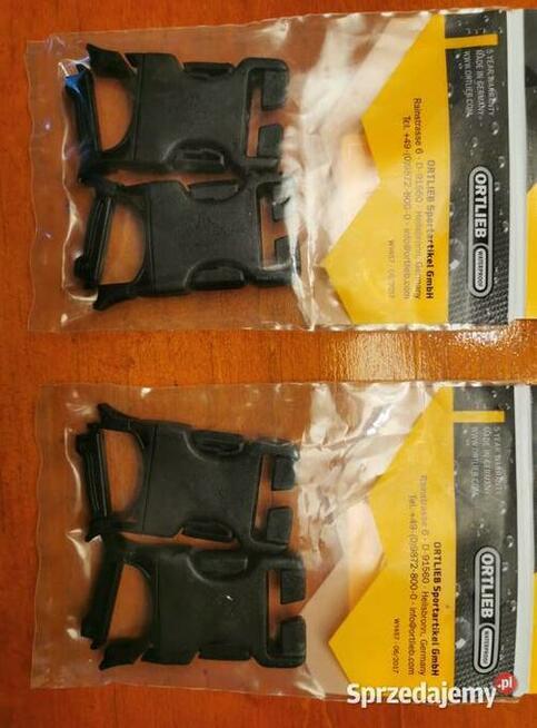 ORTLIEB Stealth 25mm Dwie NOWE Klamry naprawcze kompletne