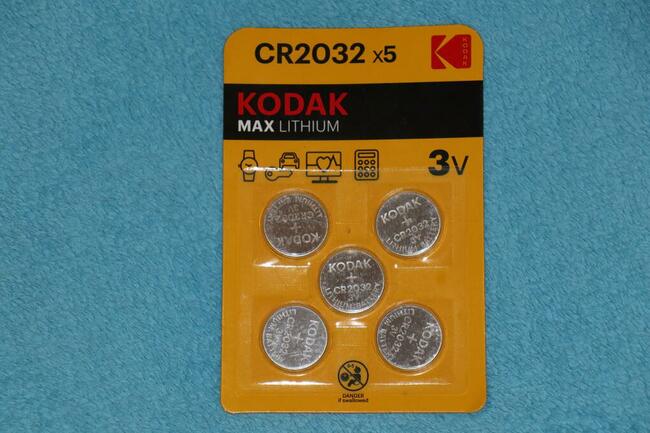 Bateria litowa Kodak CR2032 5 sztuk bateria guzikowa 2032