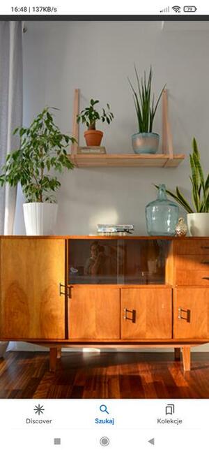 PRL szkło krysztay bibeloty meble obrusy serwetki