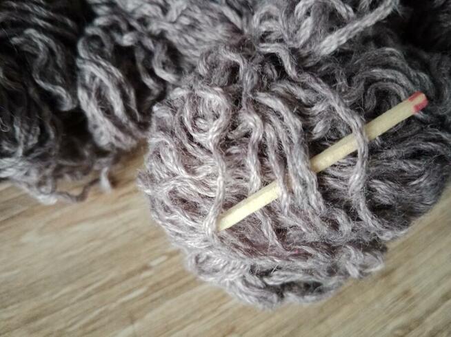 149 Gr ciemny pastelowy wrzos wełna włóczka