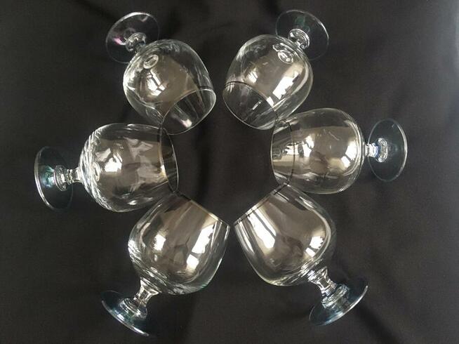 PRL kieliszki lampki koniak nalewki 6 sztuk