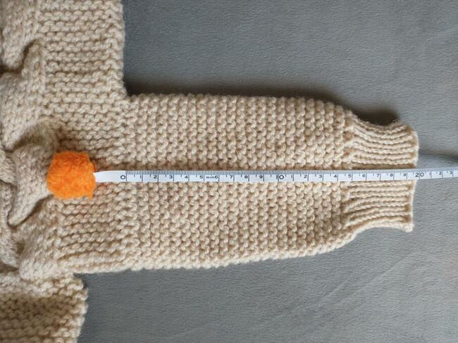 Ręcznie robiony kombinezon niemowlęcy z kapturem - ślimaczek