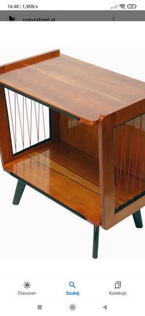 PRL szkło krysztay bibeloty meble obrusy serwetki