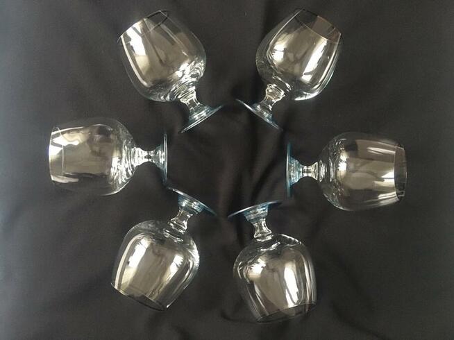 PRL kieliszki lampki koniak nalewki 6 sztuk