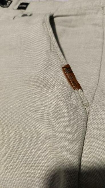 Spodenki męskie, krótkie jasny beż INDICODE JEANS roz. XL.
