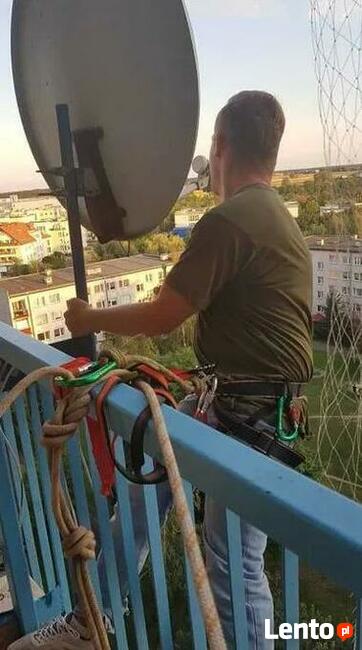Montaż Anten Satelitarnych Naziemnych D-VBT UstawianieAnteny