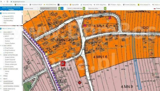 Działka budowlana Dąbrówka gm. Rzezawa