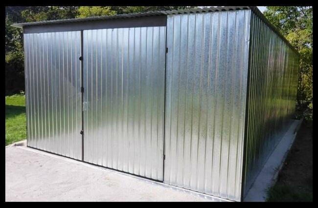 Garaż blaszany 2x3 GARAŻE schowki Cała Polska SZYBKI TERMIN